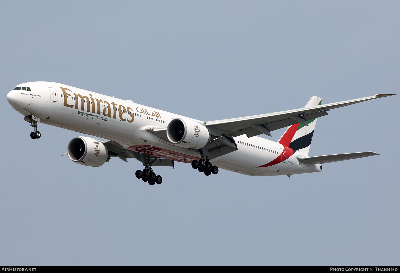 Aircraft Photo of A6-ECR | Boeing 777-31H/ER | Emirates | AirHistory.net #771210