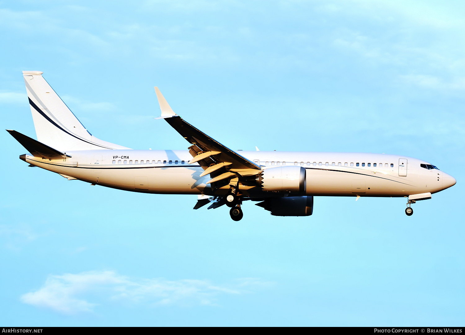Aircraft Photo of VP-CMA | Boeing 737-8 BBJ Max 8 | AirHistory.net #771301
