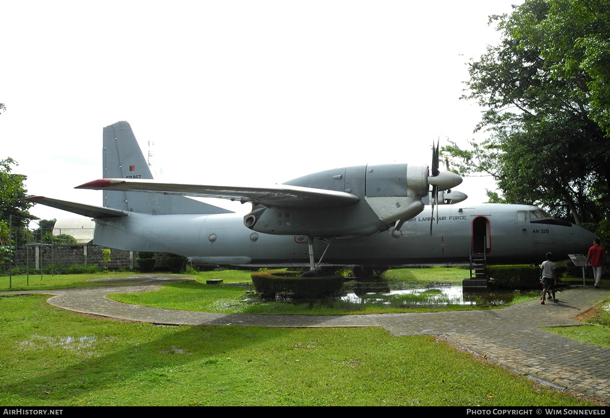 Aircraft Photo of CR-867 | Antonov An-32B | Sri Lanka - Air Force | AirHistory.net #771330