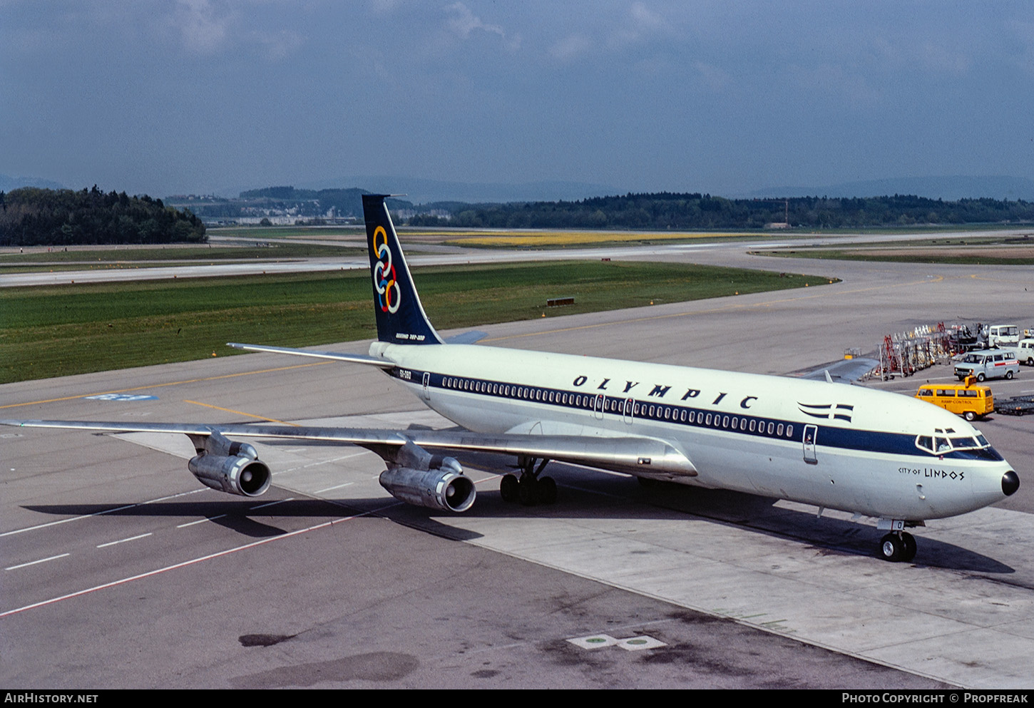 Aircraft Photo of SX-DBO | Boeing 707-351C | Olympic | AirHistory.net #771388