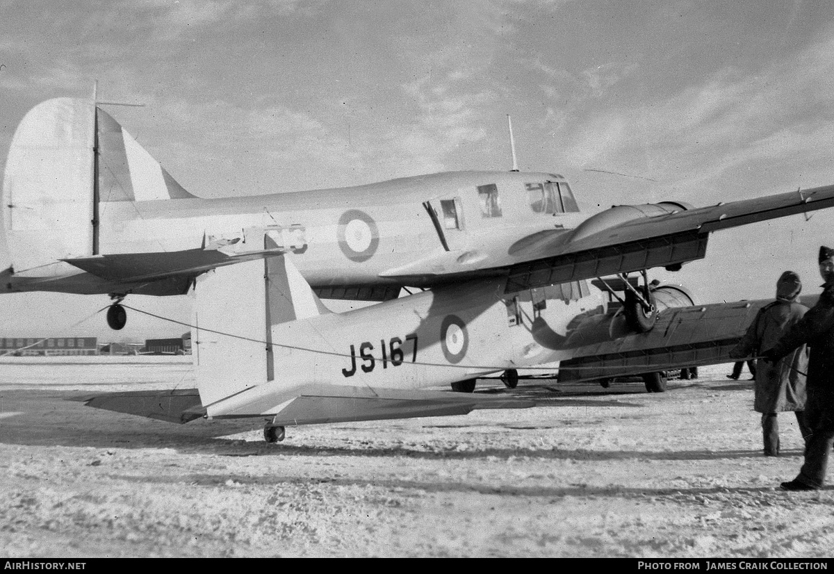 Aircraft Photo of JS167 | Avro 652A Anson II | Canada - Air Force | AirHistory.net #771406