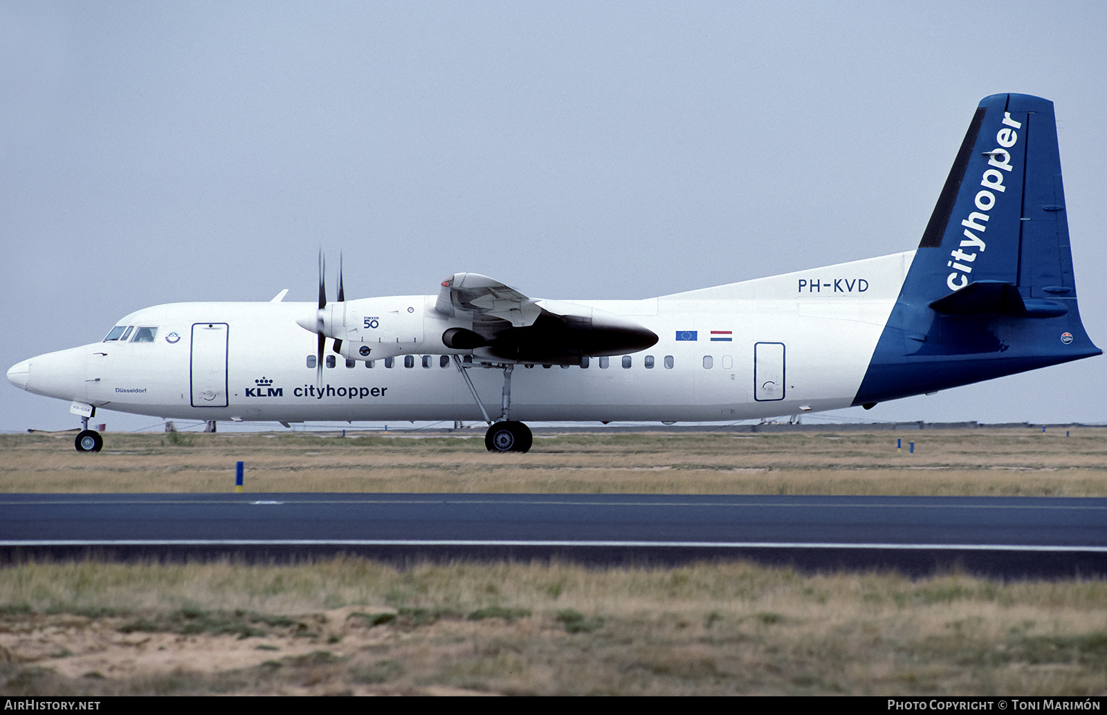 Aircraft Photo of PH-KVD | Fokker 50 | KLM Cityhopper | AirHistory.net #771411