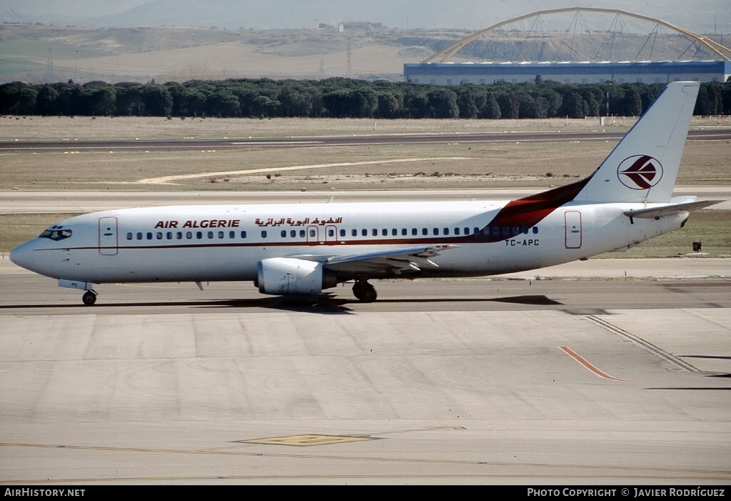 Aircraft Photo of TC-APC | Boeing 737-4Y0 | Air Algérie | AirHistory.net #771414