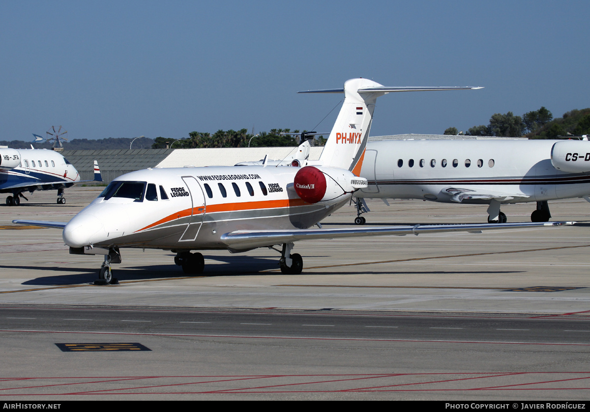 Aircraft Photo of PH-MYX | Cessna 650 Citation VII | AirHistory.net #771420