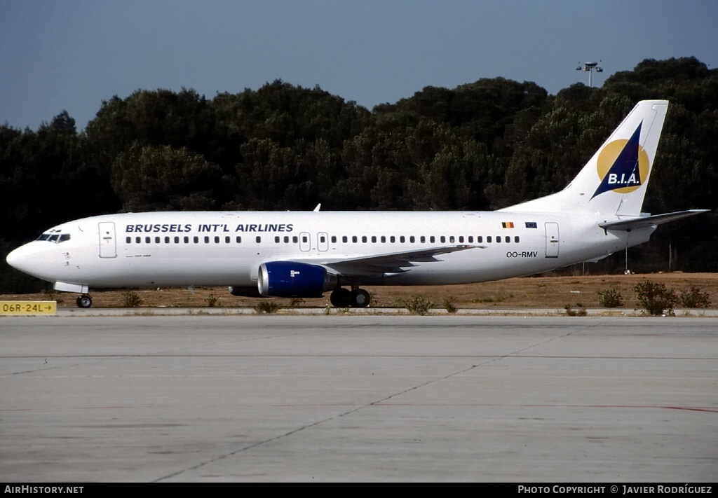 Aircraft Photo of OO-RMV | Boeing 737-408 | Brussels International Airlines - BIA | AirHistory.net #771448