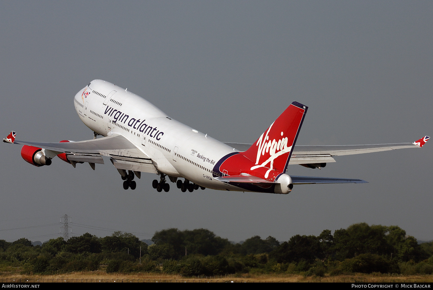 Aircraft Photo of G-VROM | Boeing 747-443 | Virgin Atlantic Airways | AirHistory.net #771477