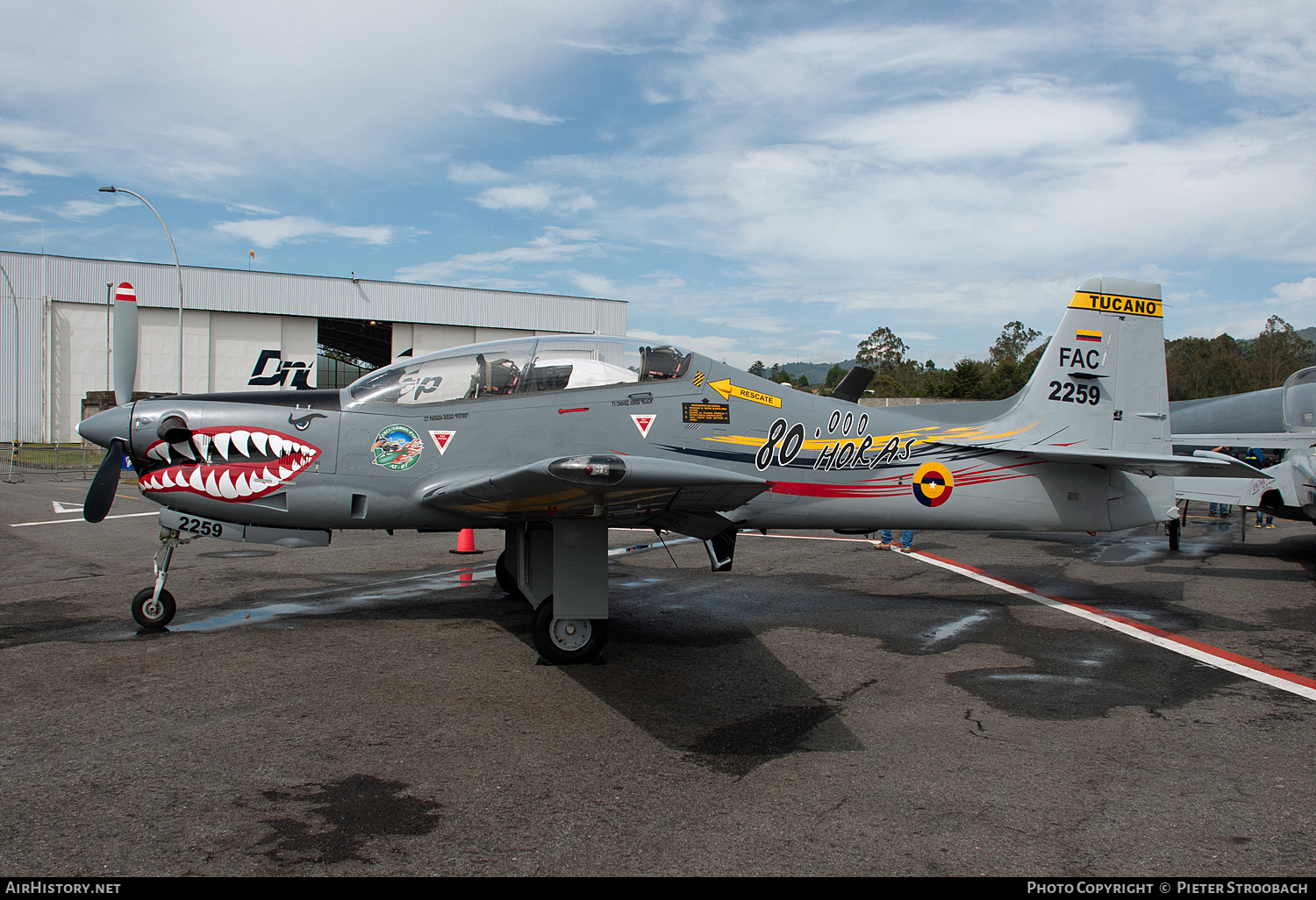 Aircraft Photo of FAC2259 | Embraer AT-27 Tucano | Colombia - Air Force | AirHistory.net #771487