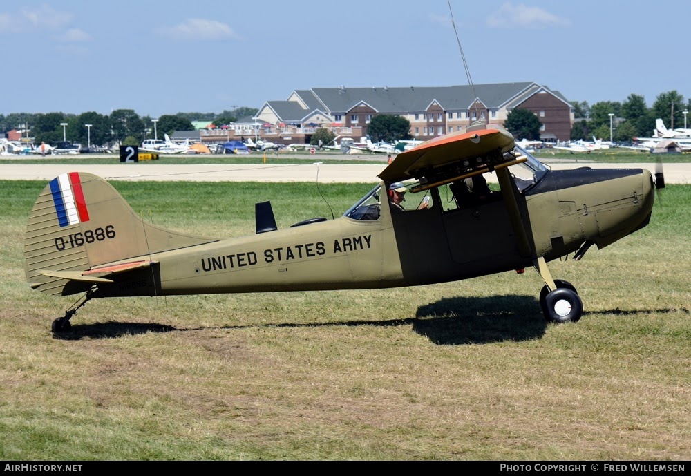 Aircraft Photo of N16886 / 0-16886 | Cessna O-1G Bird Dog | USA - Army | AirHistory.net #771497