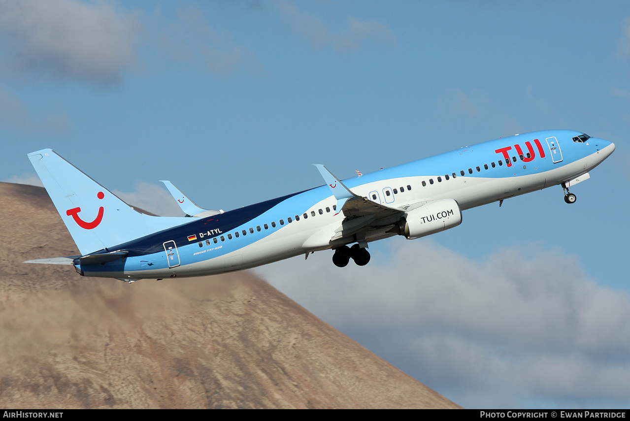 Aircraft Photo of D-ATYL | Boeing 737-8K5 | TUI | AirHistory.net #771511