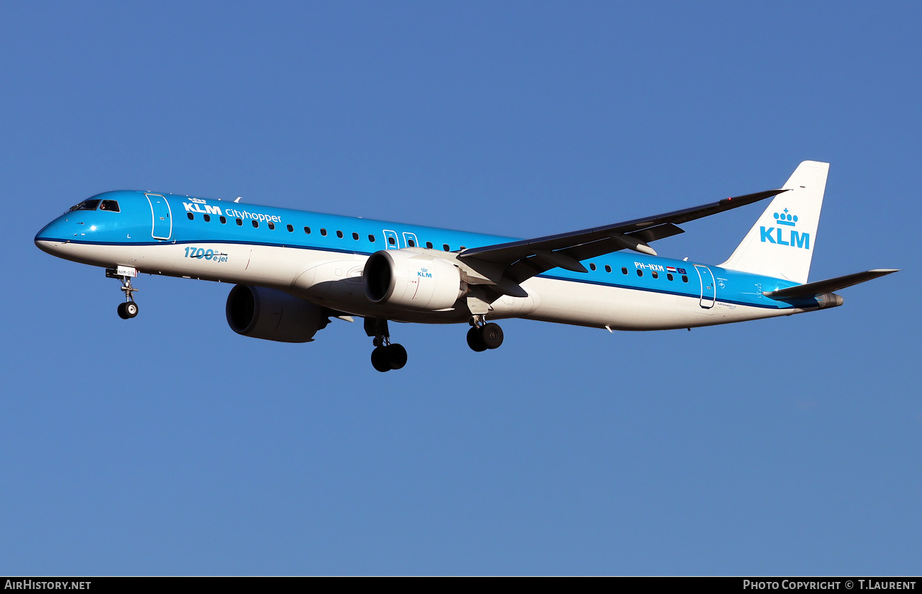 Aircraft Photo of PH-NXM | Embraer 195-E2 (ERJ-190-400) | KLM Cityhopper | AirHistory.net #771515