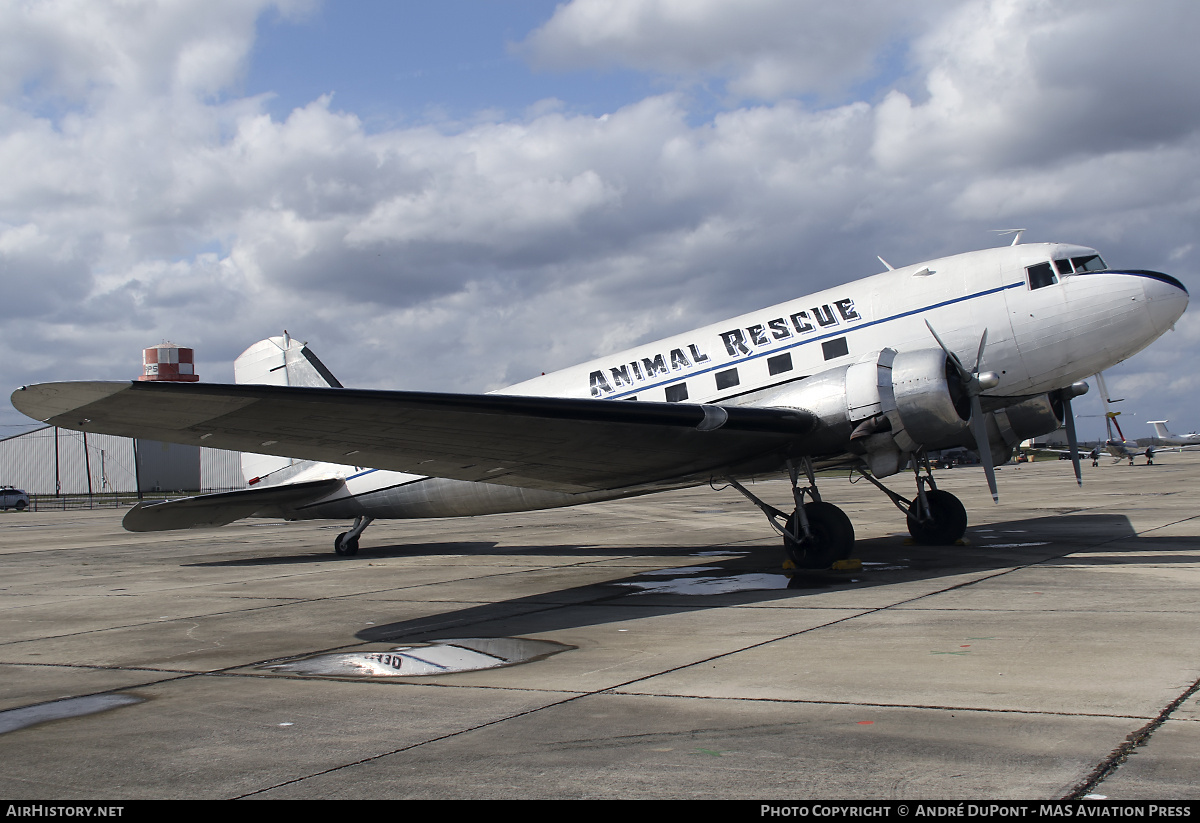 Aircraft Photo of N143D | Douglas DC-3(A) | Airborne Animal Rescue | AirHistory.net #771539