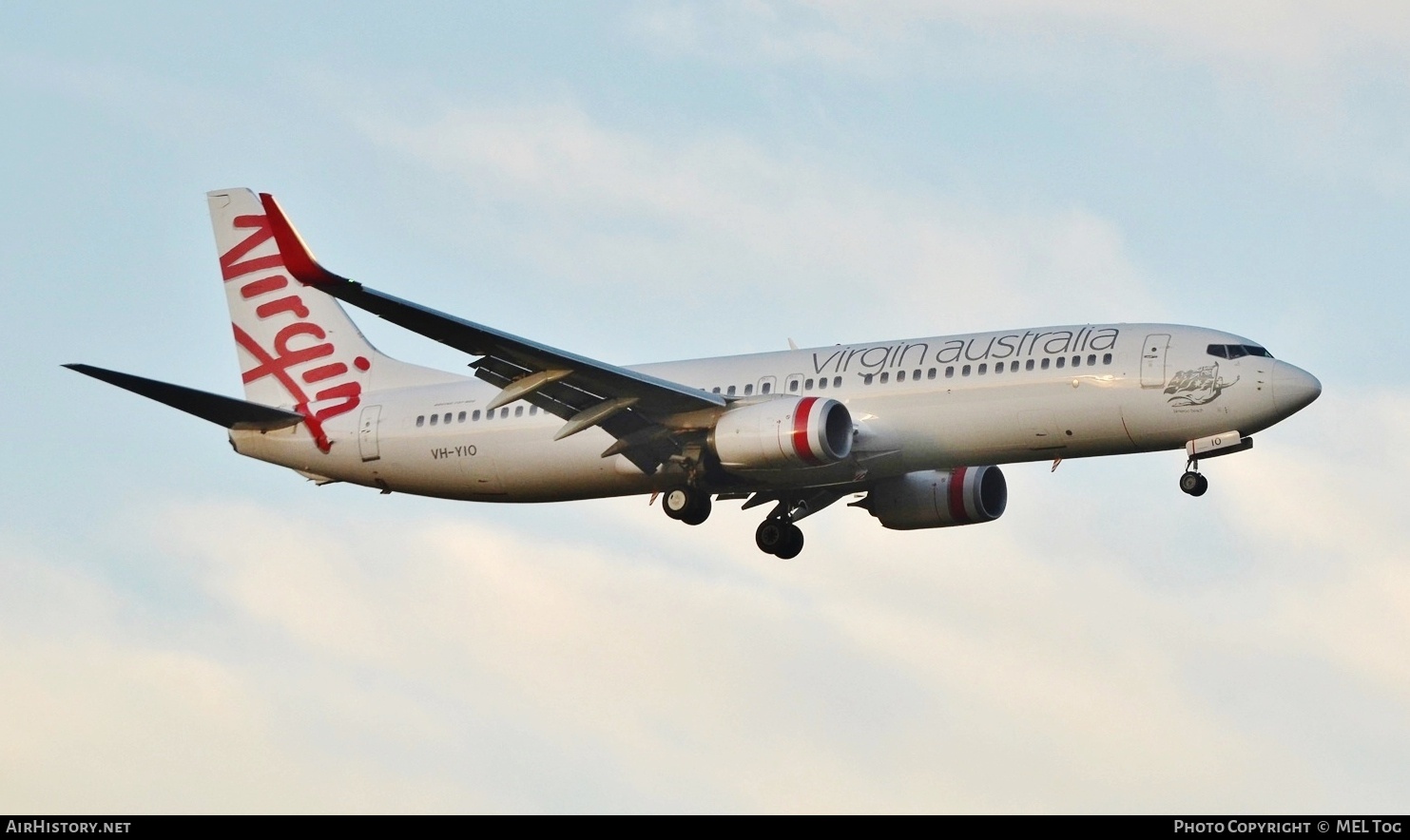 Aircraft Photo of VH-YIO | Boeing 737-8FE | Virgin Australia Airlines | AirHistory.net #771546