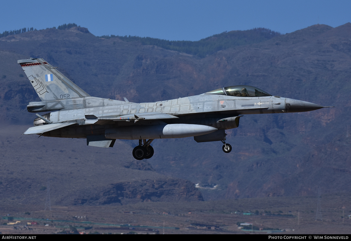 Aircraft Photo of 052 | General Dynamics F-16CJ Fighting Falcon | Greece - Air Force | AirHistory.net #771559