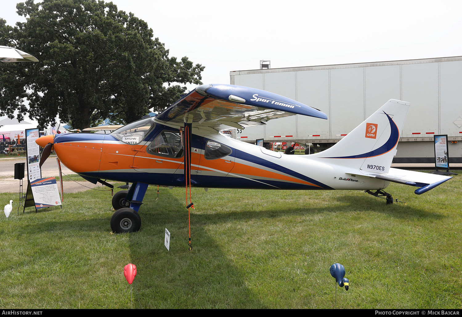 Aircraft Photo of N970ES | Glasair GS-2 Sportsman 2+2 | AirHistory.net #771570