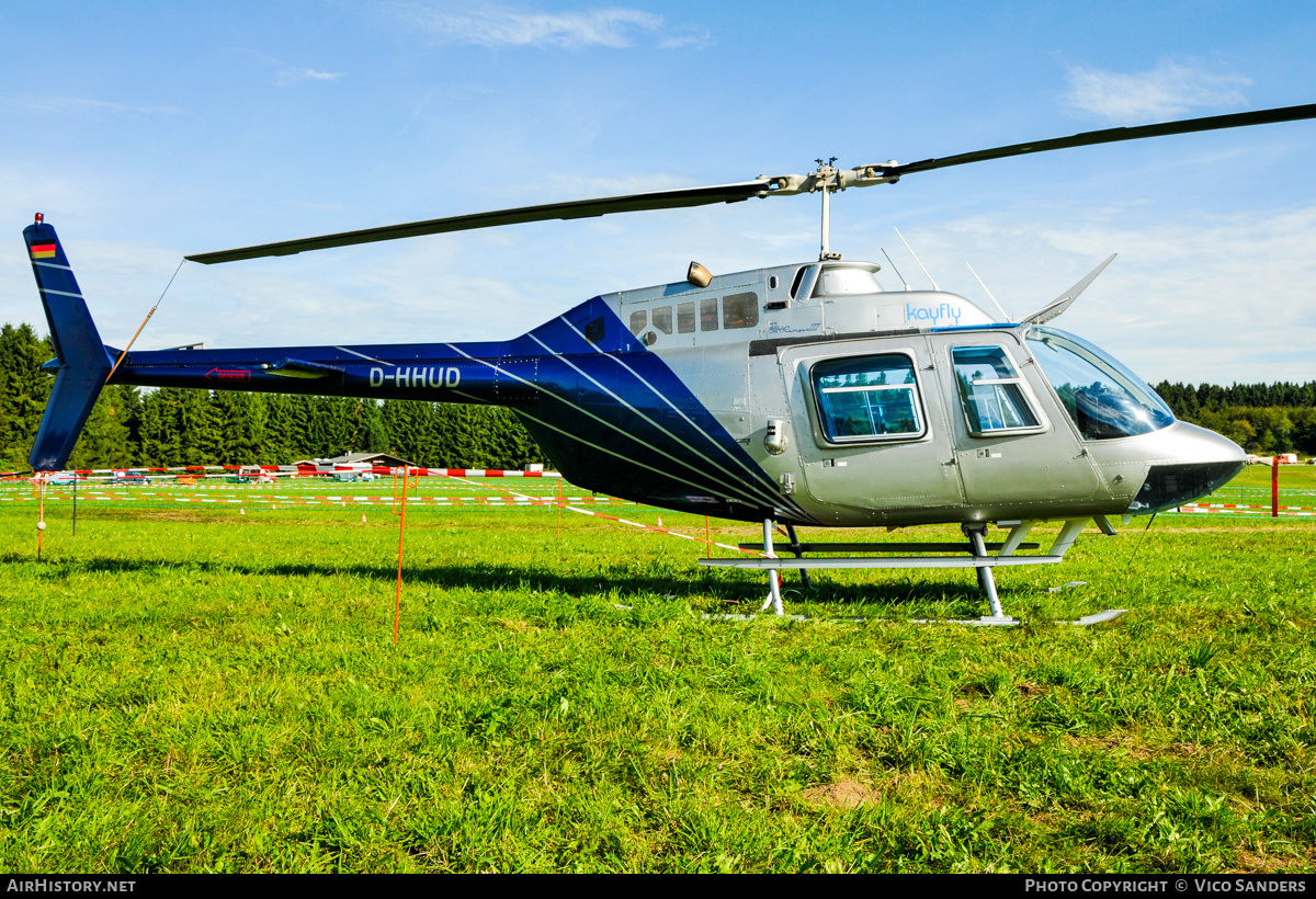 Aircraft Photo of D-HHUD | Agusta AB-206B Jetranger III | KayFly | AirHistory.net #771579