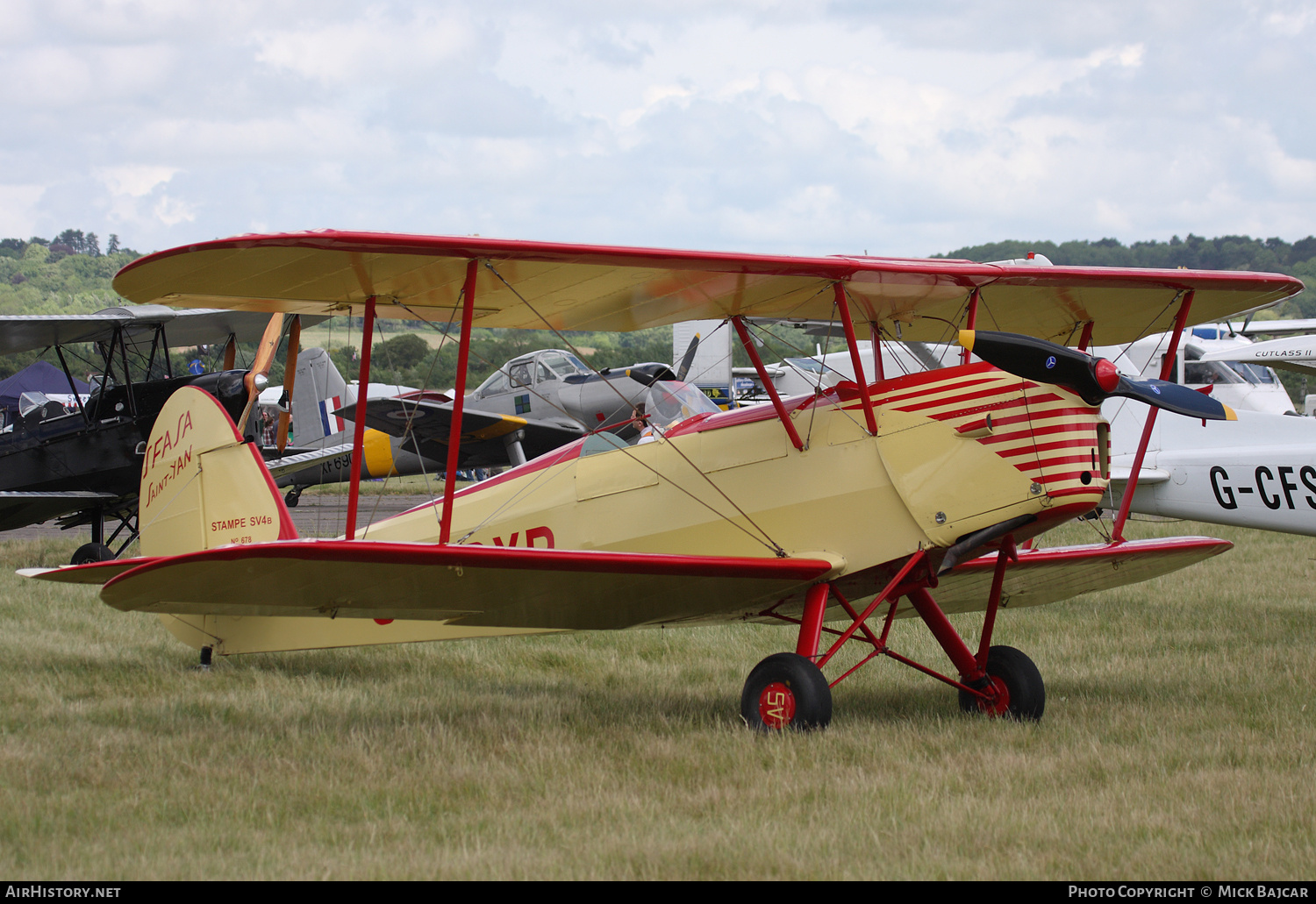 Aircraft Photo of G-BRXP | Stampe-Vertongen SV-4B | SFASA - Service de la Formation Aéronautique et des Sports Aériens | AirHistory.net #771583