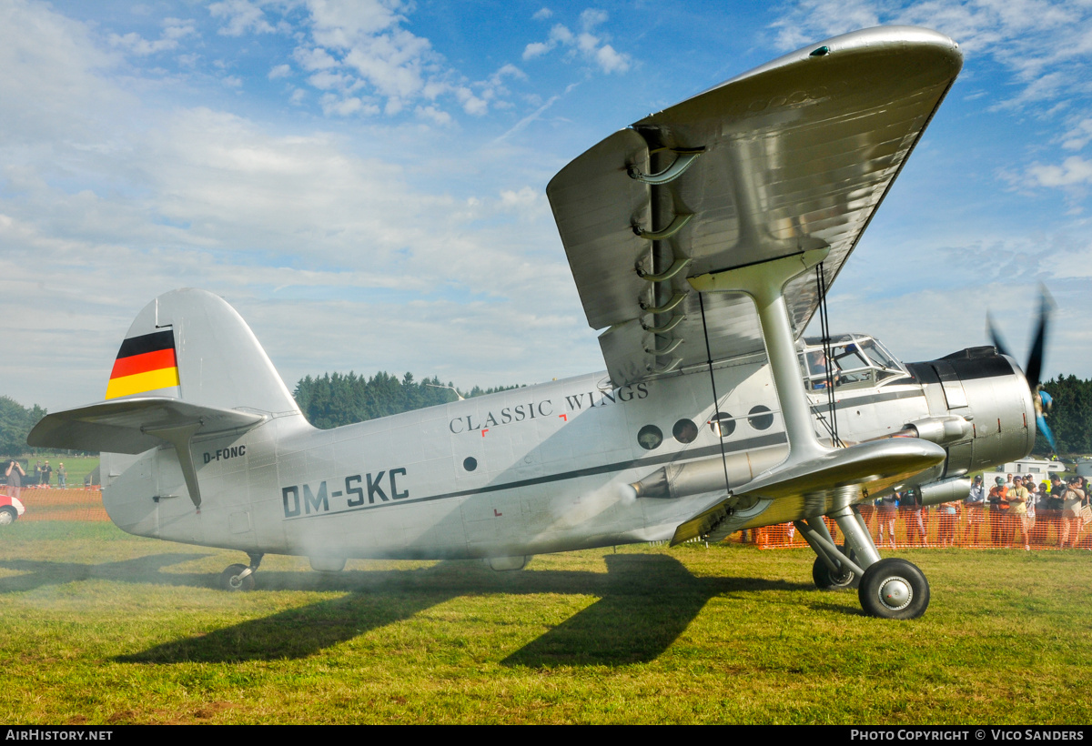 Aircraft Photo of D-FONC / DM-SKC | Antonov An-2TD | Classic Wings | AirHistory.net #771584