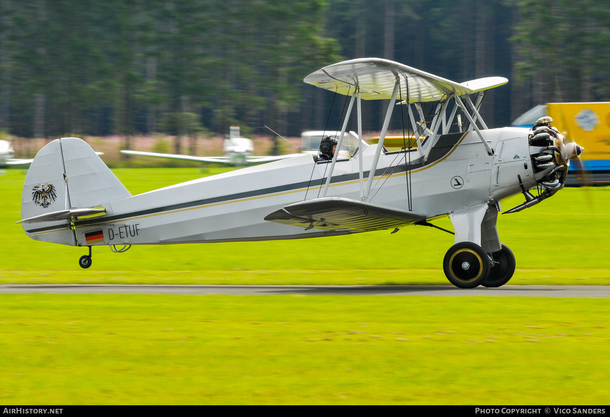 Aircraft Photo of D-ETUF | Focke-Wulf Fw-44J Stieglitz | AirHistory.net #771585