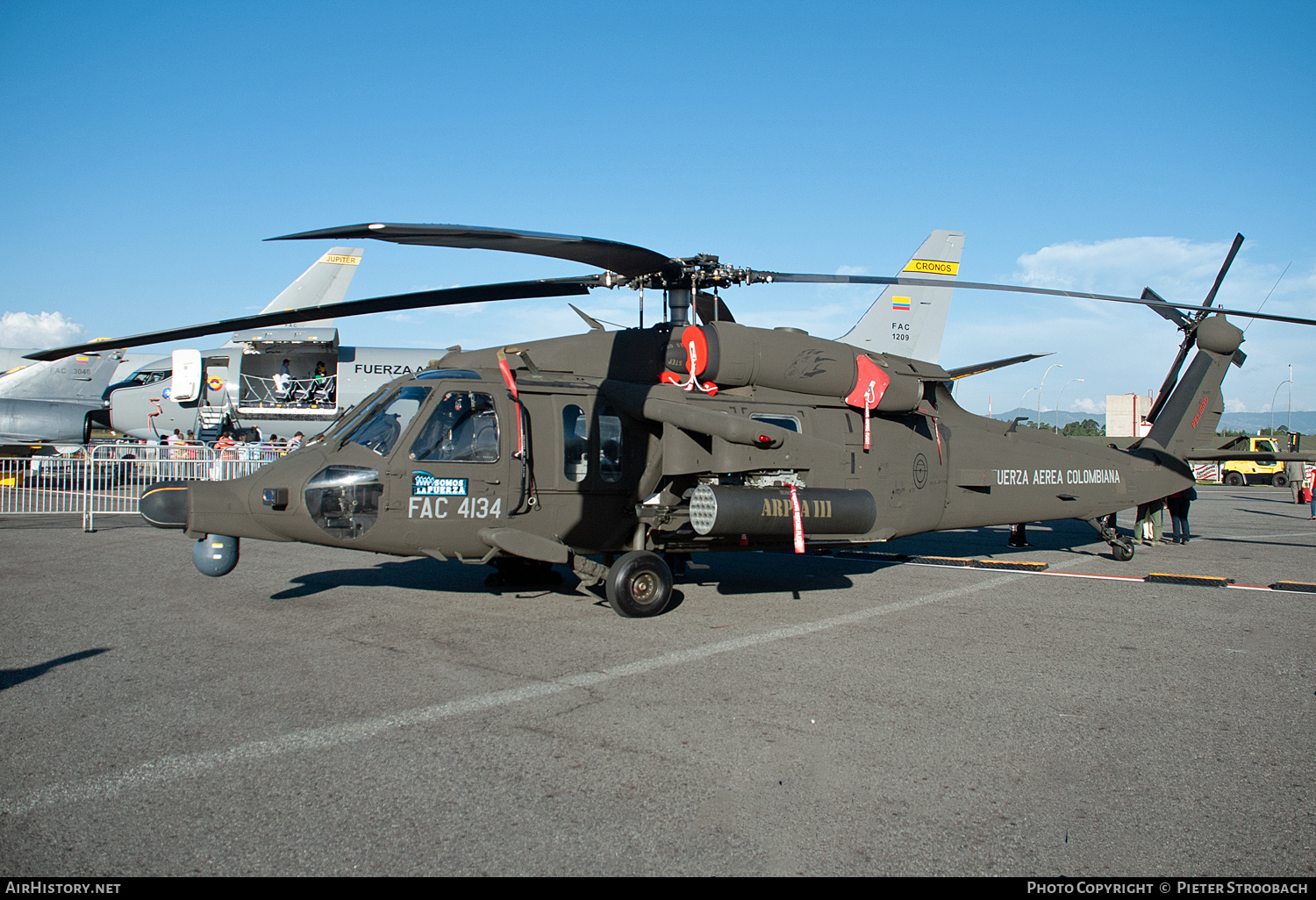Aircraft Photo of FAC4134 | Sikorsky UH-60L Arpía III Halcon (S-70A) | Colombia - Air Force | AirHistory.net #771599