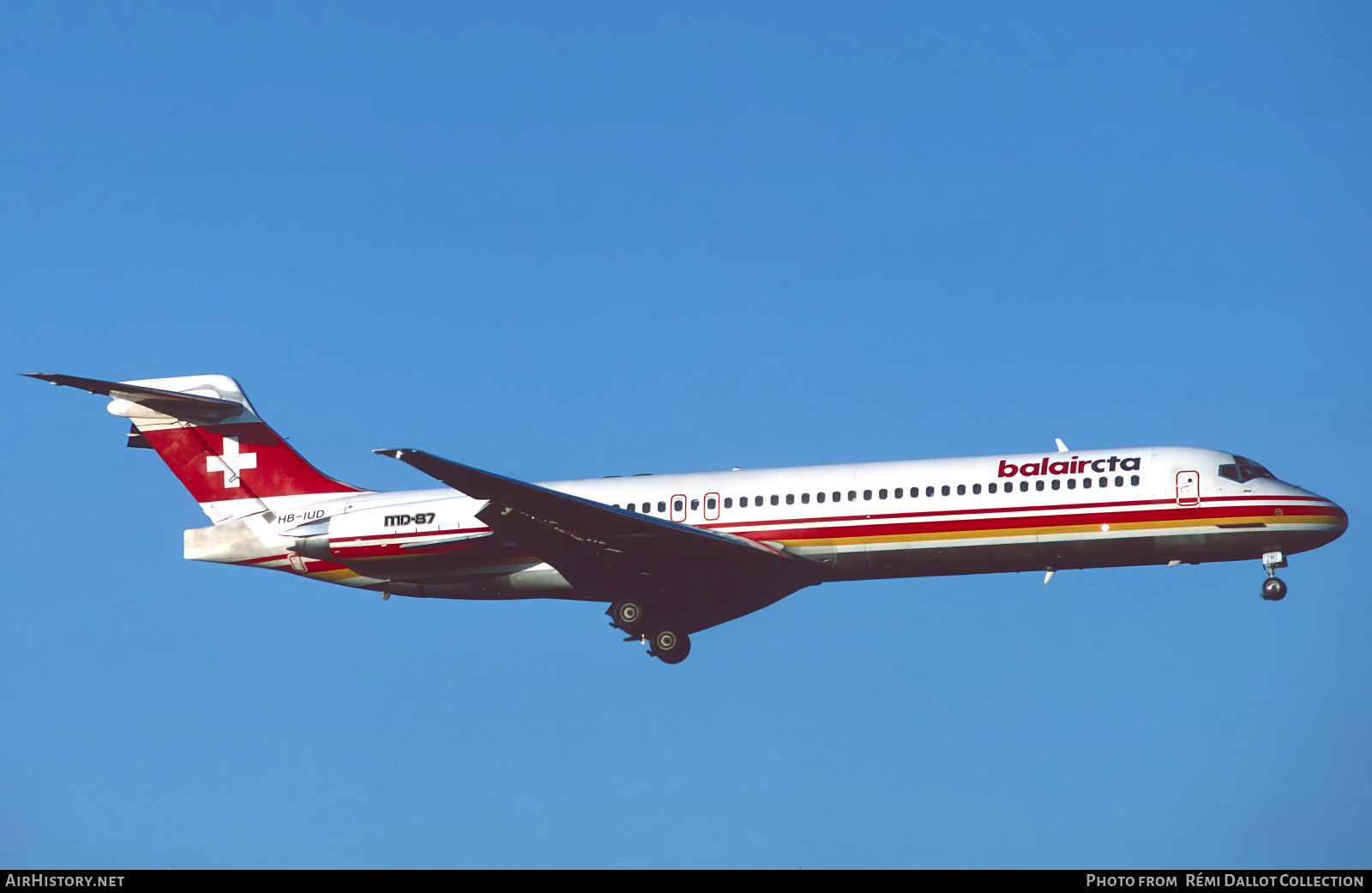 Aircraft Photo of HB-IUD | McDonnell Douglas MD-87 (DC-9-87) | BalairCTA | AirHistory.net #771602