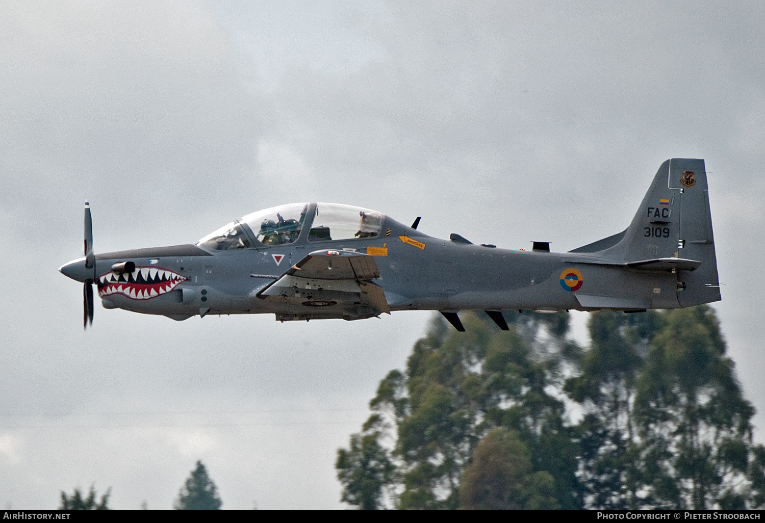 Aircraft Photo of FAC3109 | Embraer A-29B Super Tucano | Colombia - Air Force | AirHistory.net #771615
