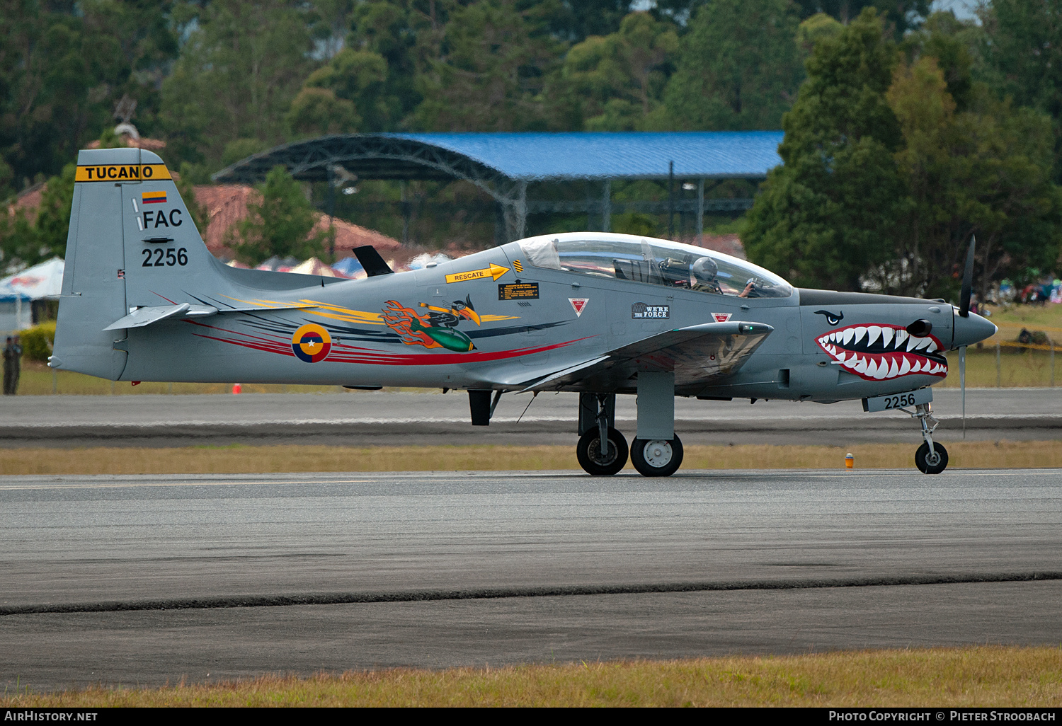 Aircraft Photo of FAC2256 | Embraer AT-27 Tucano | Colombia - Air Force | AirHistory.net #771626