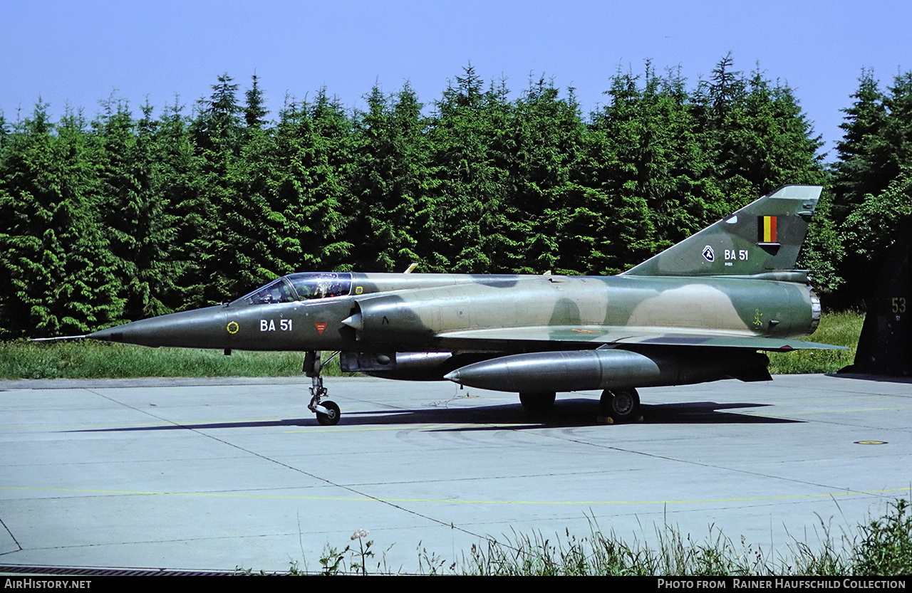 Aircraft Photo of BA51 | Dassault Mirage 5BA | Belgium - Air Force | AirHistory.net #771672