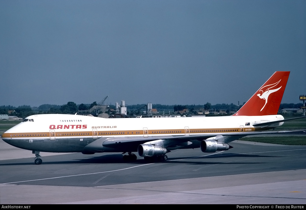 Aircraft Photo of VH-EBA | Boeing 747-238B | Qantas | AirHistory.net #771675