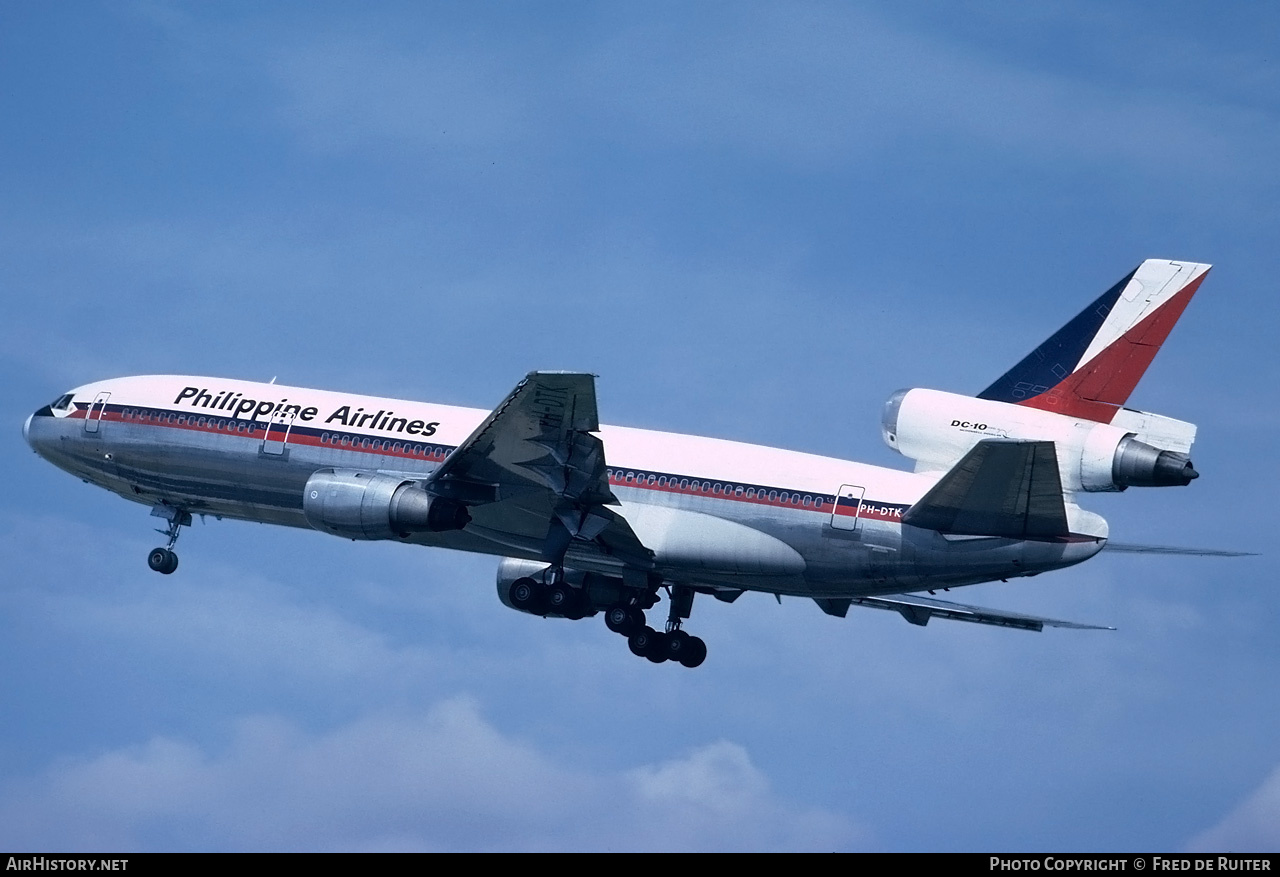 Aircraft Photo of PH-DTK | McDonnell Douglas DC-10-30 | Philippine Airlines | AirHistory.net #771694