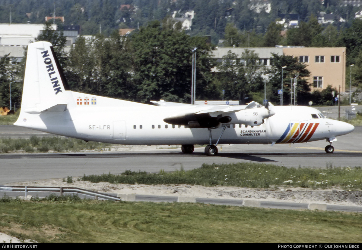 Aircraft Photo of SE-LFR | Fokker 50 | Scandinavian Commuter - Norlink | AirHistory.net #771703