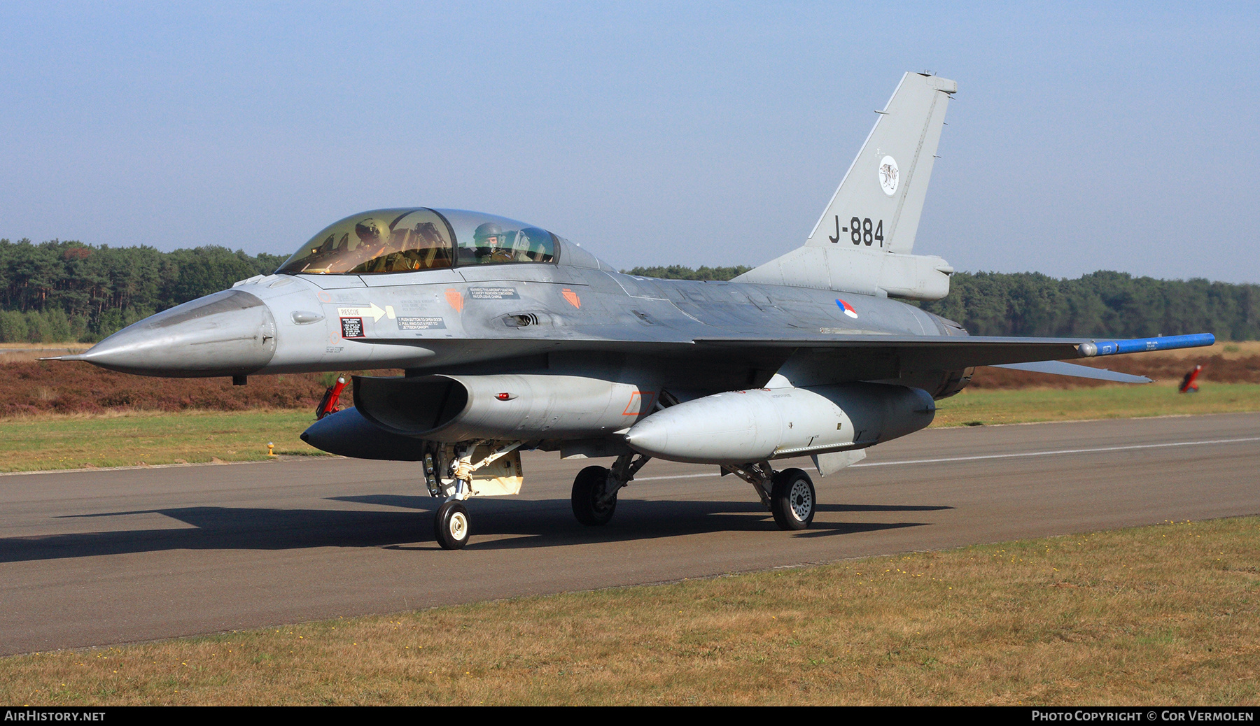 Aircraft Photo of J-884 | General Dynamics F-16BM Fighting Falcon | Netherlands - Air Force | AirHistory.net #771719
