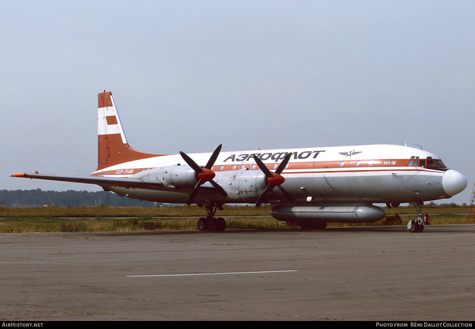 Aircraft Photo of CCCP-75449 | Ilyushin Il-18D | Aeroflot | AirHistory.net #771759