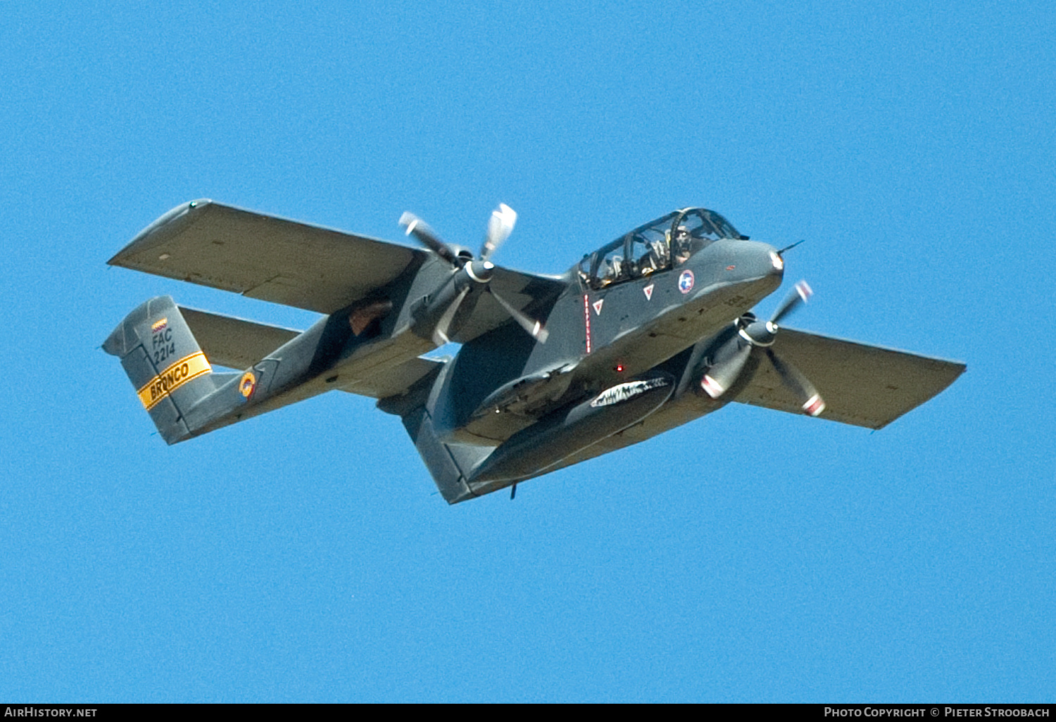 Aircraft Photo of FAC2214 | North American Rockwell OV-10A Bronco | Colombia - Air Force | AirHistory.net #771790