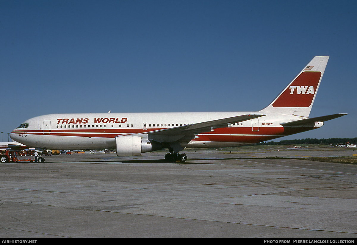 Aircraft Photo of N603TW | Boeing 767-231(ER) | Trans World Airlines - TWA | AirHistory.net #771811