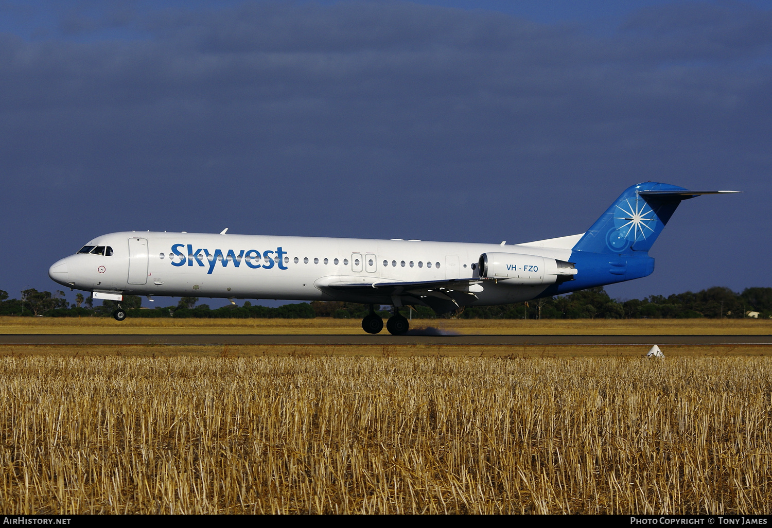 Aircraft Photo of VH-FZO | Fokker 100 (F28-0100) | Skywest Airlines | AirHistory.net #771815