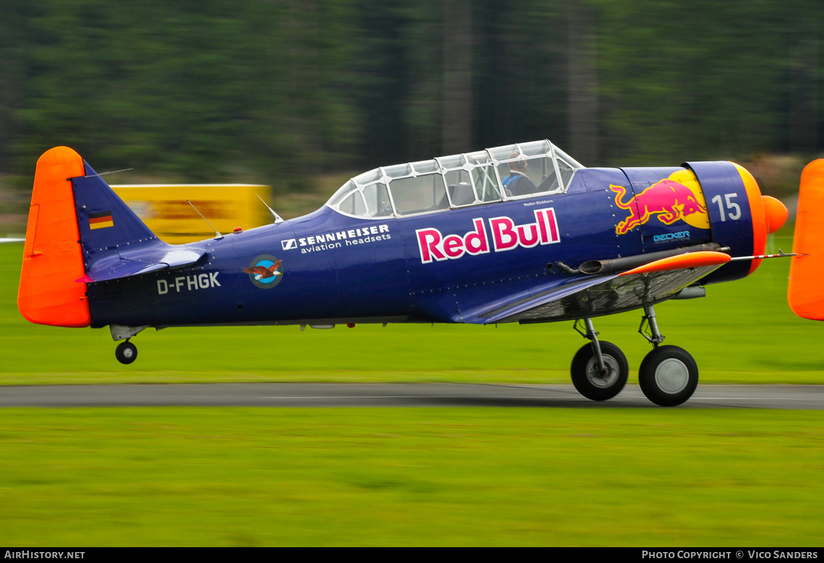 Aircraft Photo of D-FHGK | North American AT-16 Harvard IIB | Red Bull | AirHistory.net #771870