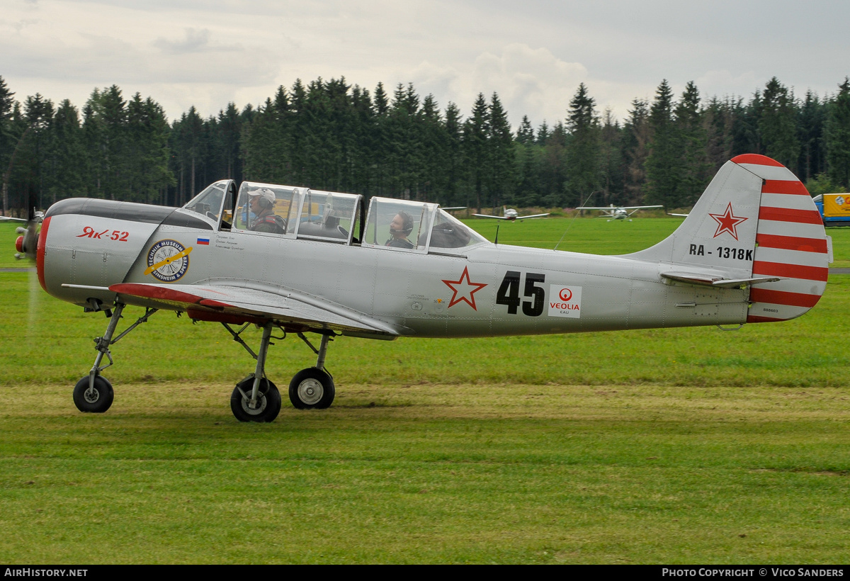 Aircraft Photo of RA-1318K / 45 | Yakovlev Yak-52 | AirHistory.net #771876