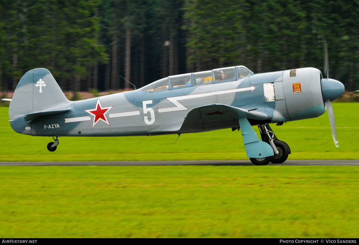 Aircraft Photo of F-AZYA / 5 white | Yakovlev Yak-11 | Soviet Union - Air Force | AirHistory.net #771879