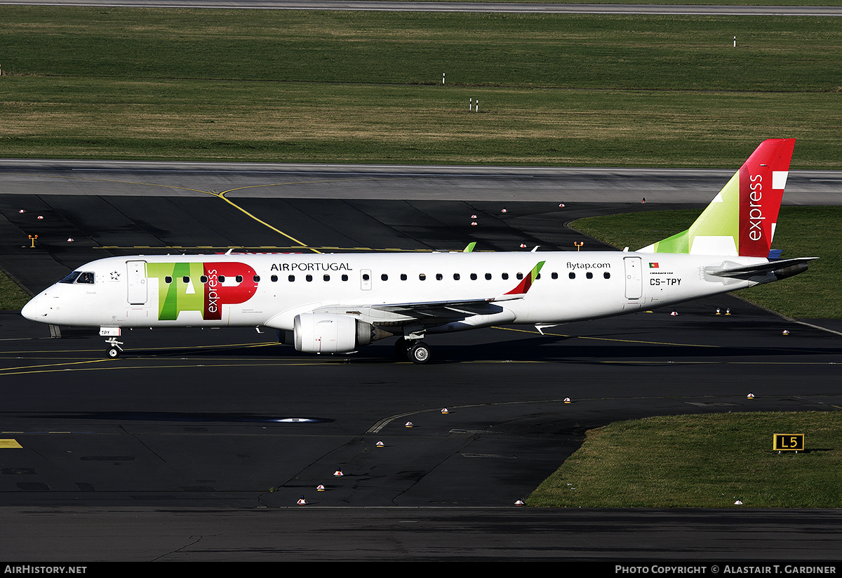 Aircraft Photo of CS-TPY | Embraer 190AR (ERJ-190-100IGW) | TAP Air Portugal Express | AirHistory.net #771889