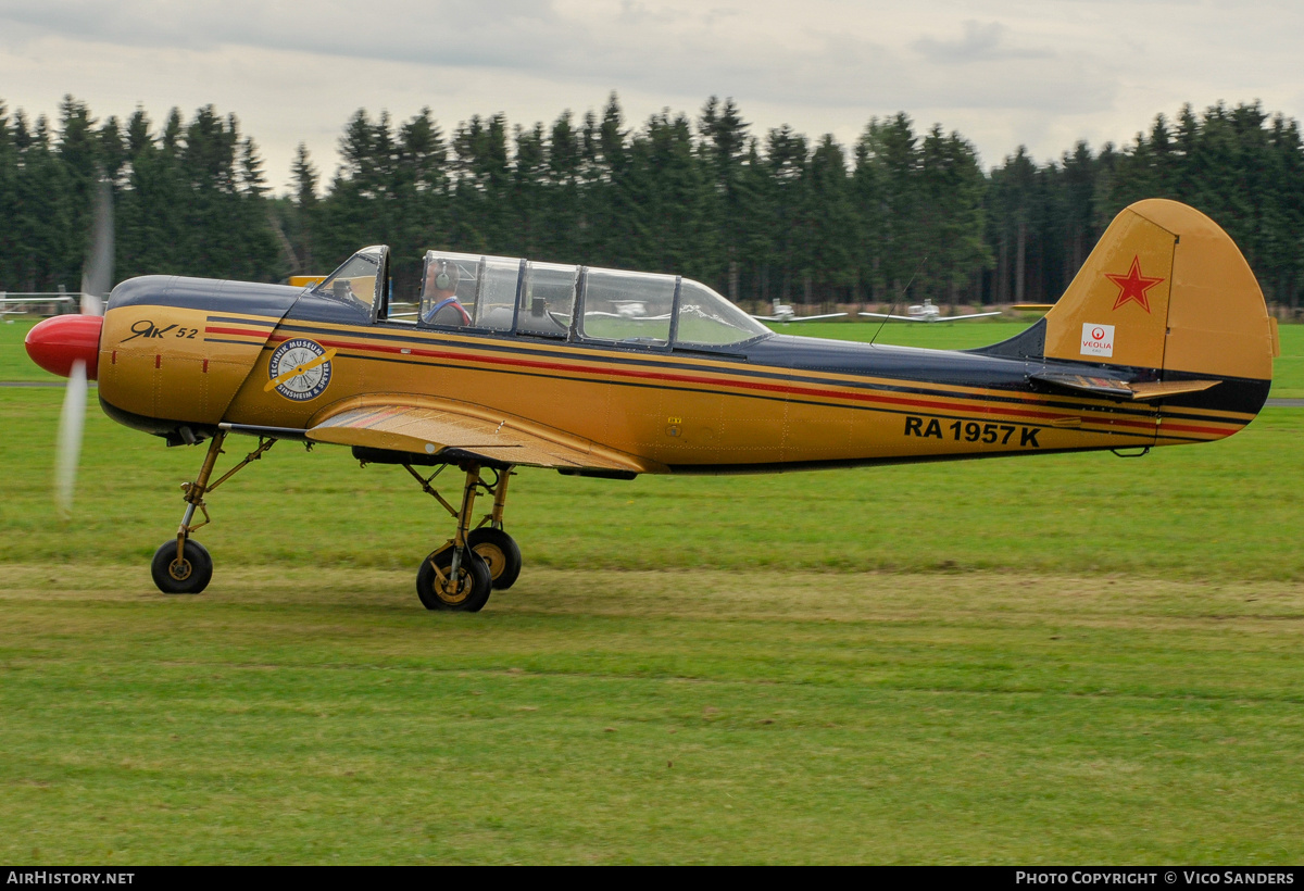 Aircraft Photo of RA-1957K | Yakovlev Yak-52 | AirHistory.net #771891