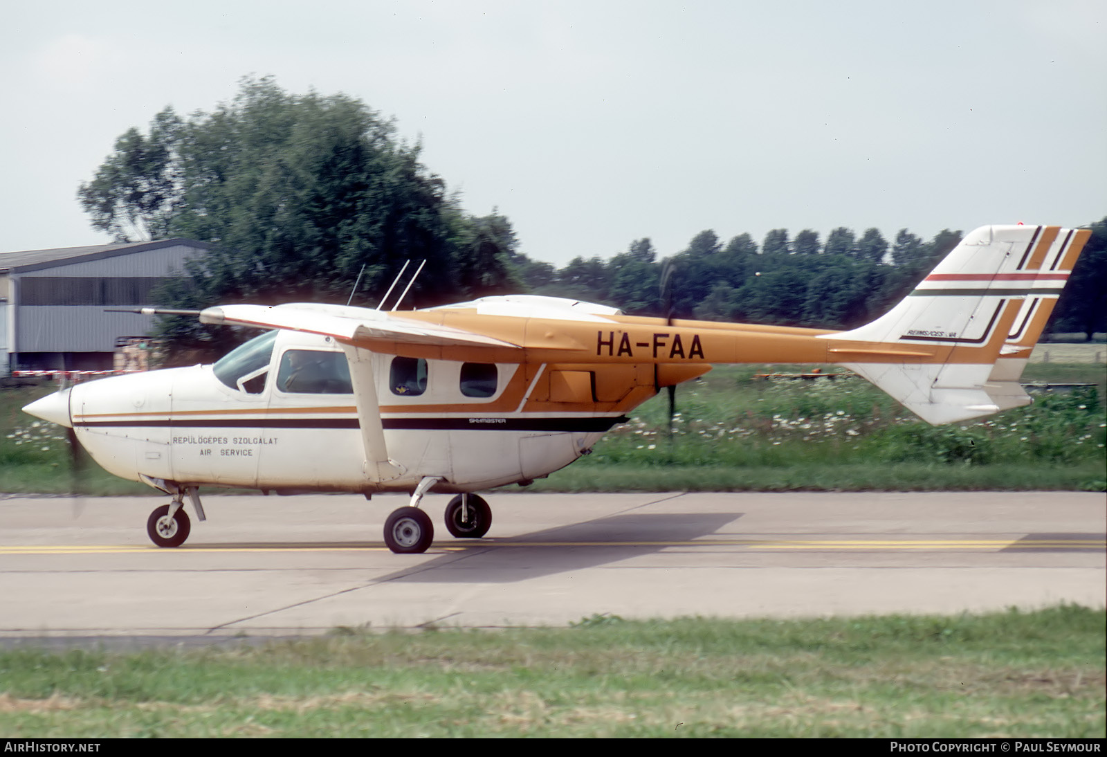 Aircraft Photo of HA-FAA | Reims F337G Super Skymaster | Repülőgépes Szolgálat | AirHistory.net #771892