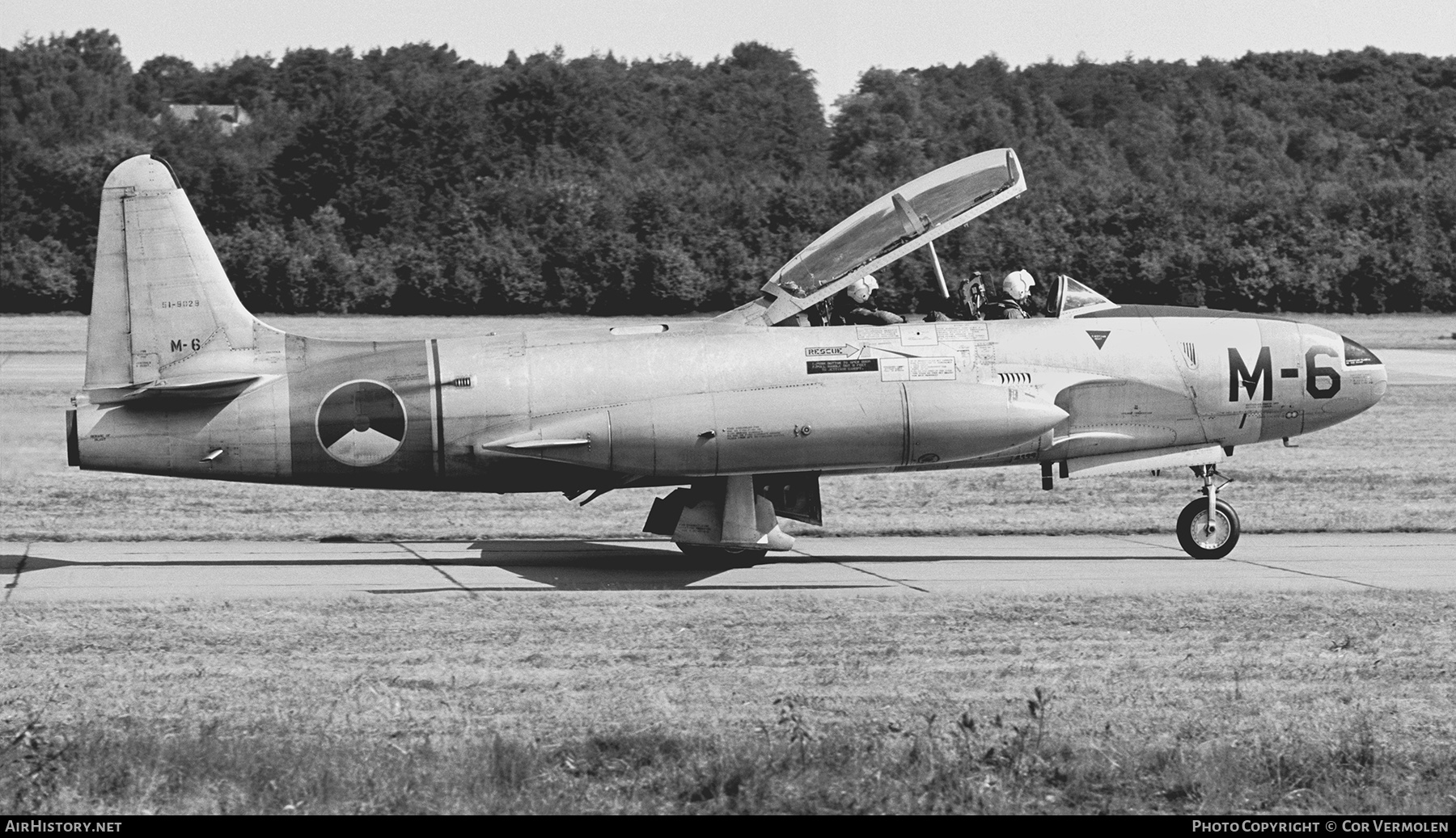 Aircraft Photo of M-6 | Lockheed T-33A | Netherlands - Air Force | AirHistory.net #771921