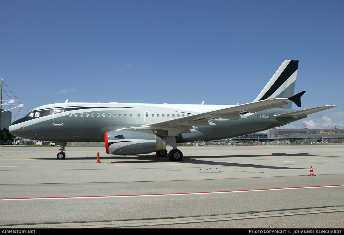 Aircraft Photo of M-KATE | Airbus ACJ319 (A319-133/CJ) | AirHistory.net #771936