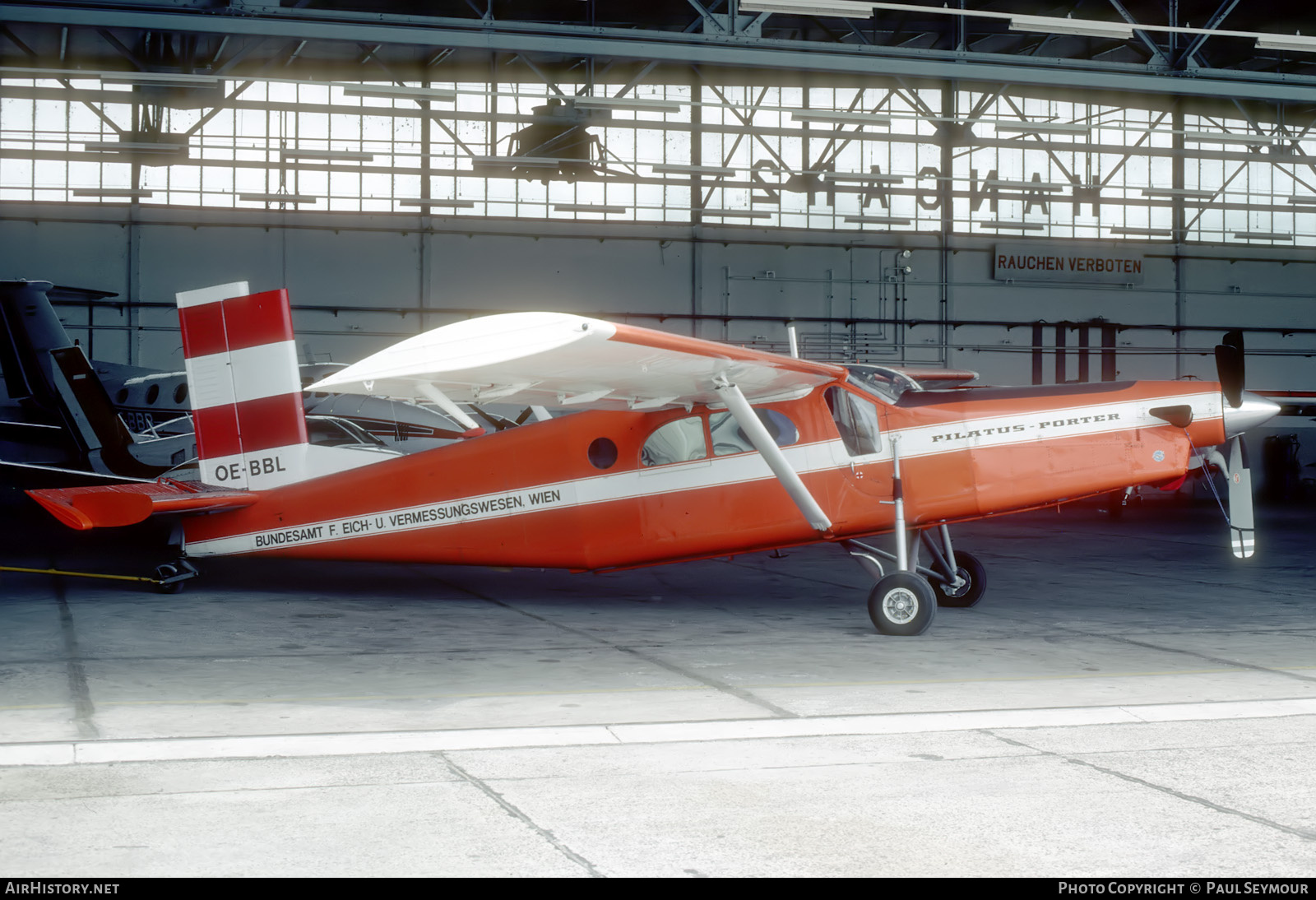 Aircraft Photo of OE-BBL | Pilatus PC-6/B1-H2 Turbo Porter | Bundesamt für Eich- und Vermessungswesen | AirHistory.net #771952