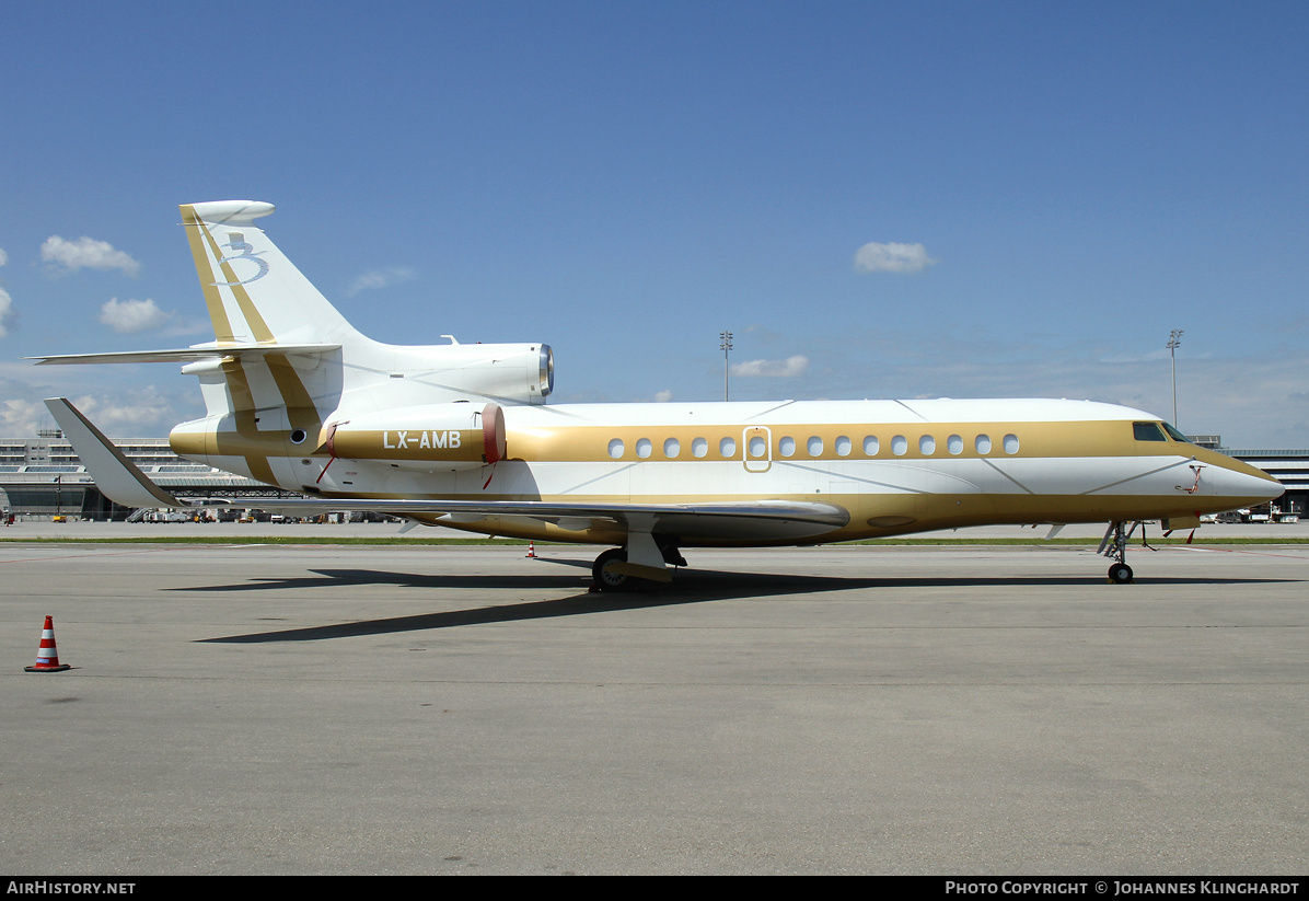 Aircraft Photo of LX-AMB | Dassault Falcon 7X | AirHistory.net #771960