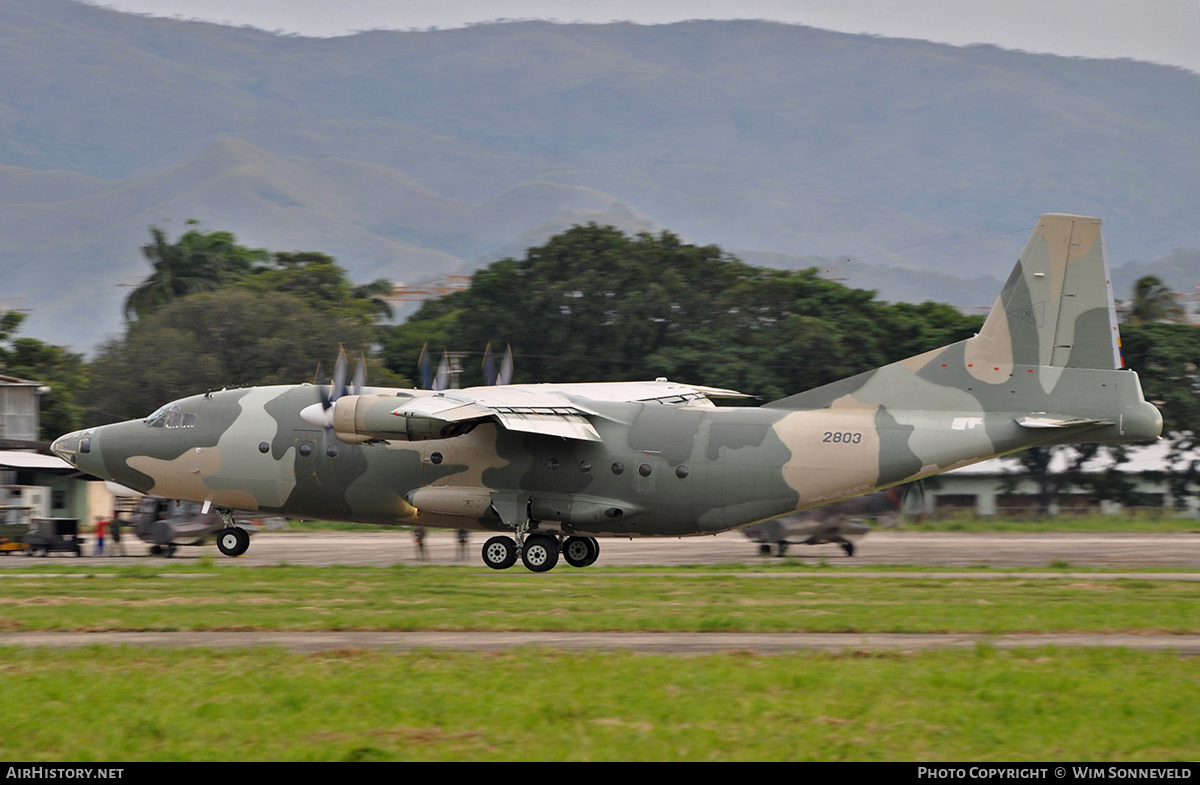 Aircraft Photo of 2803 | Shaanxi Y8F-200W Pegasus | Venezuela - Air Force | AirHistory.net #771962