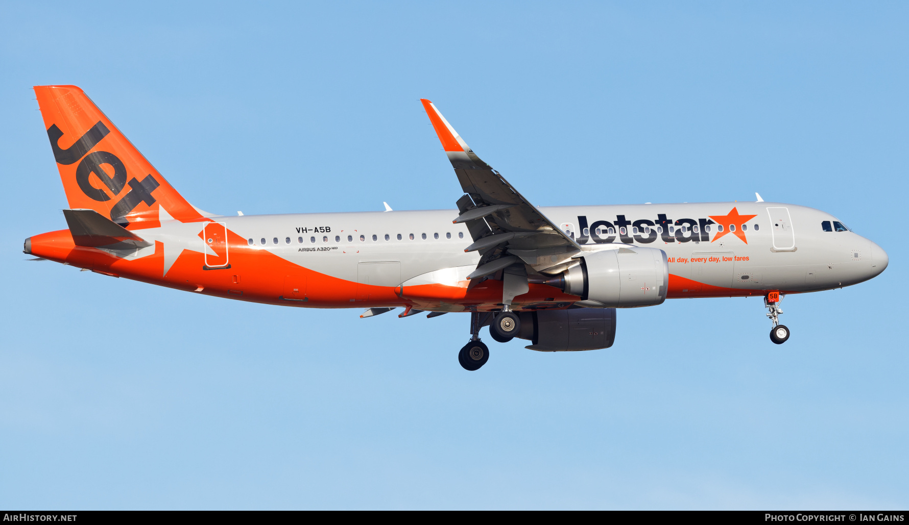 Aircraft Photo of VH-A5B | Airbus A320-251N | Jetstar Airways | AirHistory.net #771968