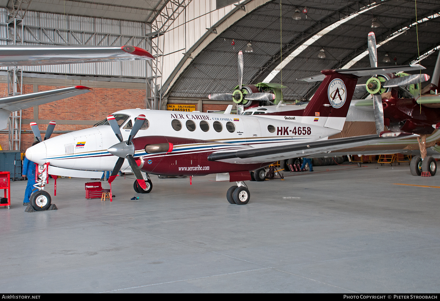 Aircraft Photo of HK-4658 | Beechcraft B200 King Air | AerCaribe Cargo | AirHistory.net #771977