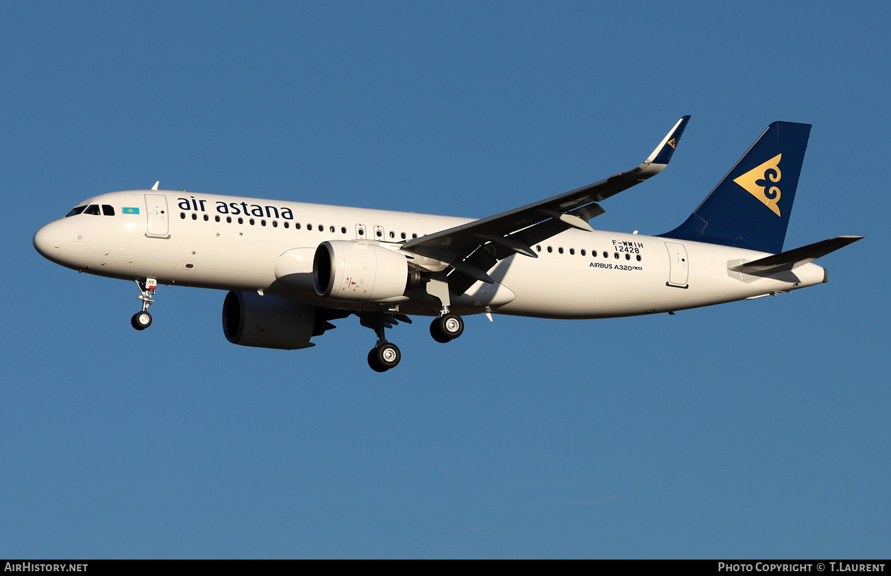 Aircraft Photo of F-WWIH | Airbus A320-271N | Air Astana | AirHistory.net #772002