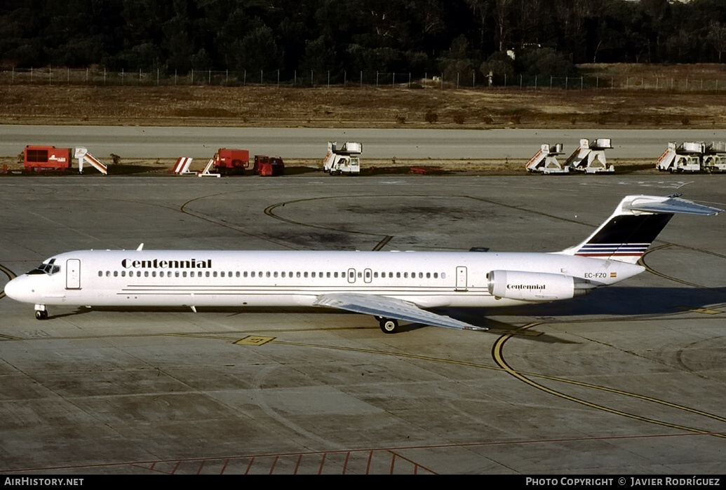 Aircraft Photo of EC-FZQ | McDonnell Douglas MD-83 (DC-9-83) | Centennial Airlines | AirHistory.net #772016